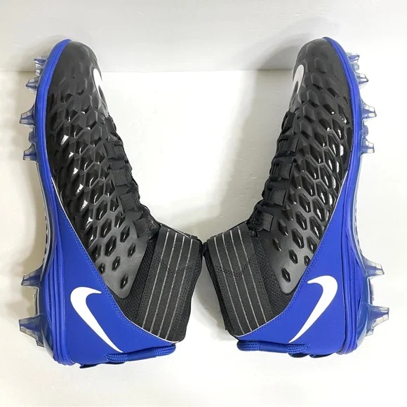 Nike Force Savage Pro 2 Football Cleats Size 14 BV3969-005 Black Old Royal